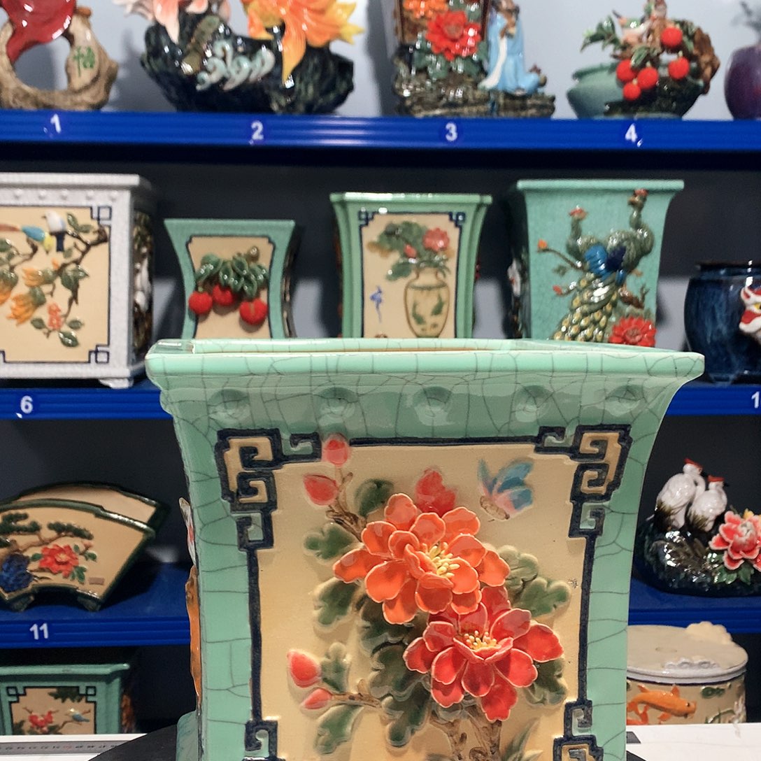 喜***宁高温粗陶石湾花盆