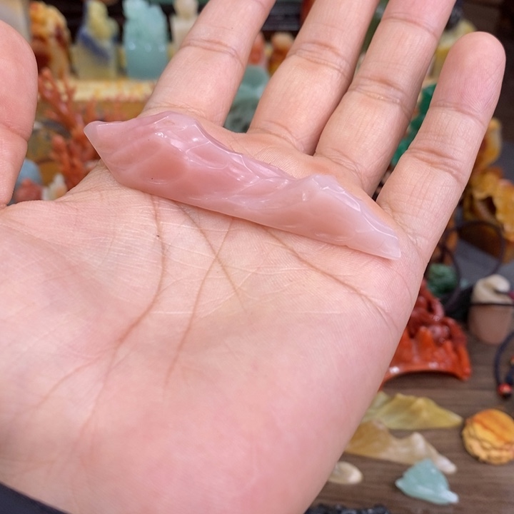 ****靜云南石龙蛋粉山子笔搁