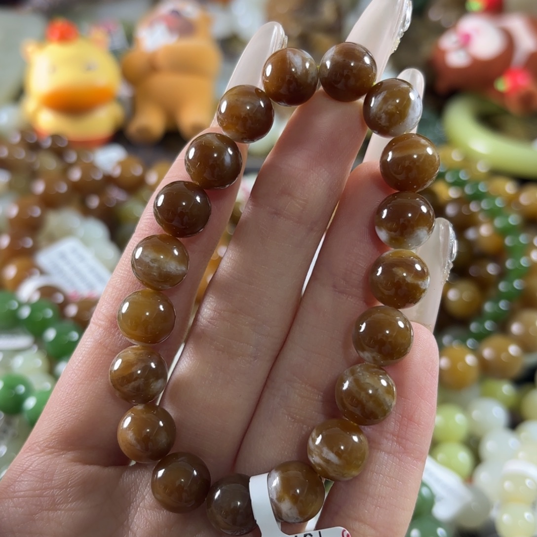 和田玉未镶嵌手链165