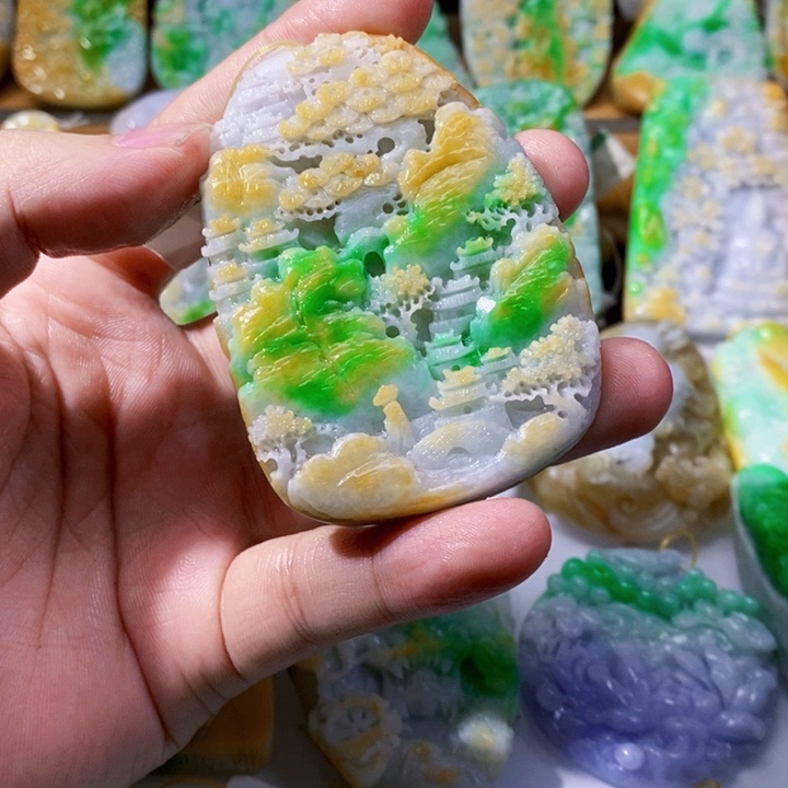 未镶嵌定制翡翠戴*翡翠