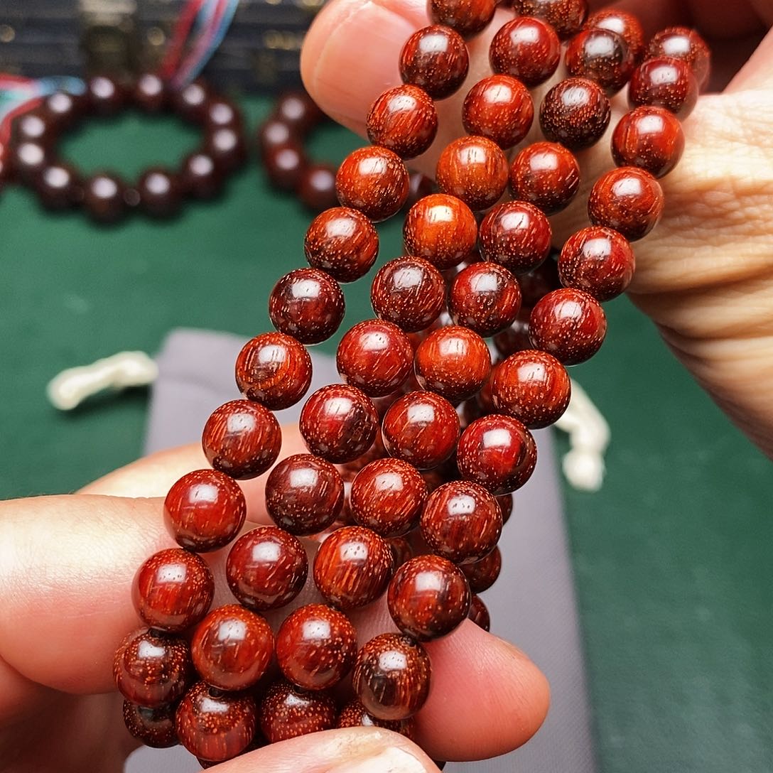 檀香紫檀（小叶紫檀）手串/手链多样性发其一小叶紫檀0.8