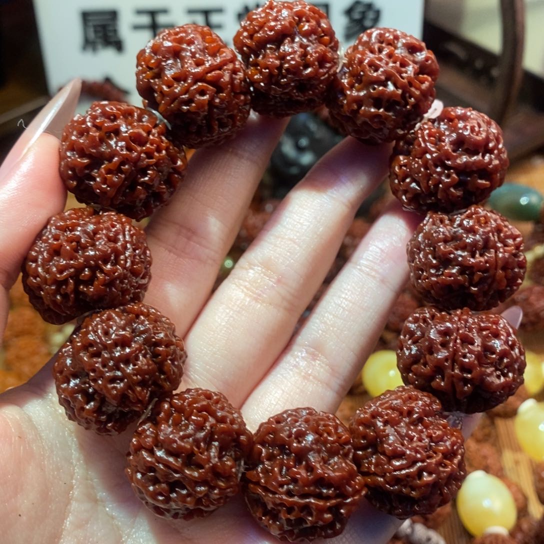 金刚菩提手串235玉华肉毕业级