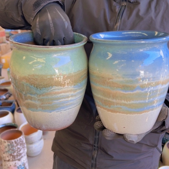 紫砂花盆高21口17———