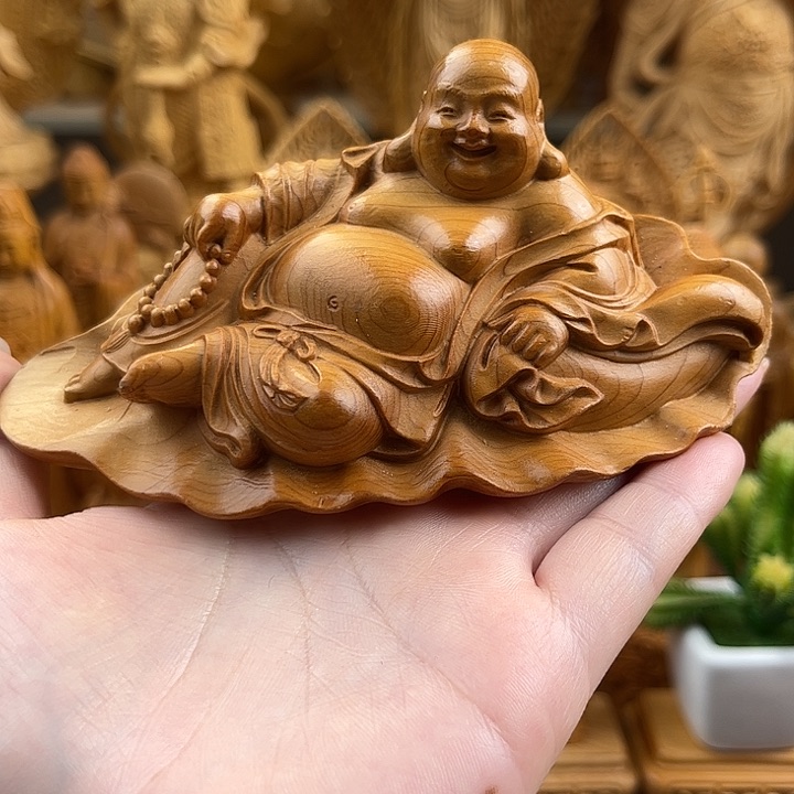 柏木（崖柏）荷叶弥勒