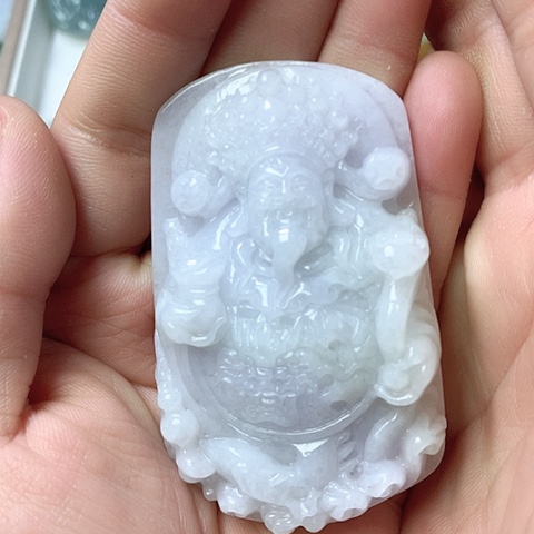 翡翠颈饰未镶嵌温****天然缅甸翡翠a货