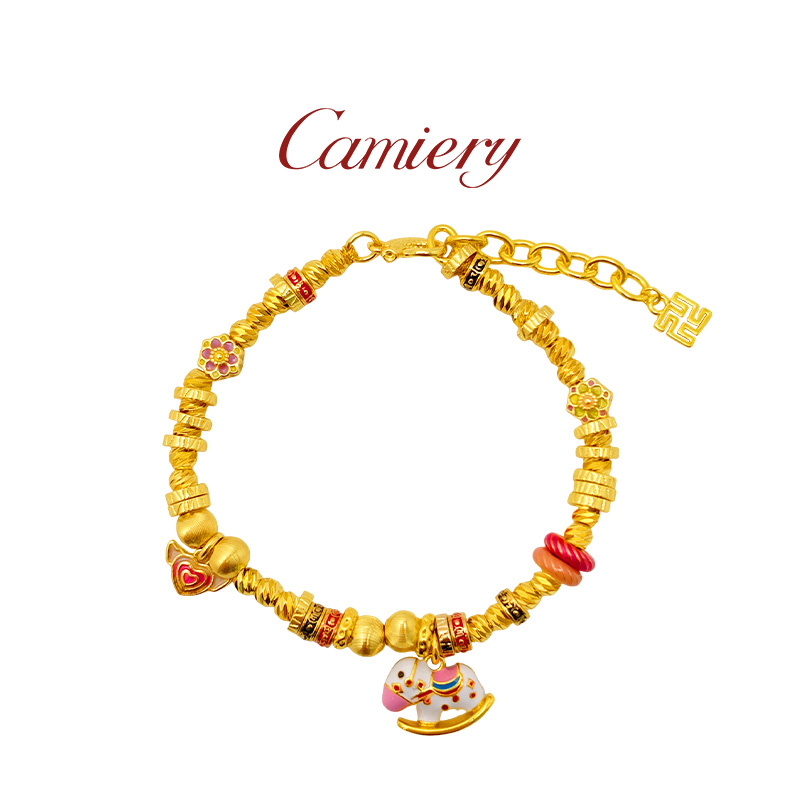 CAMIERY/卡美瑞 气质百搭轻奢时尚木马手链QL