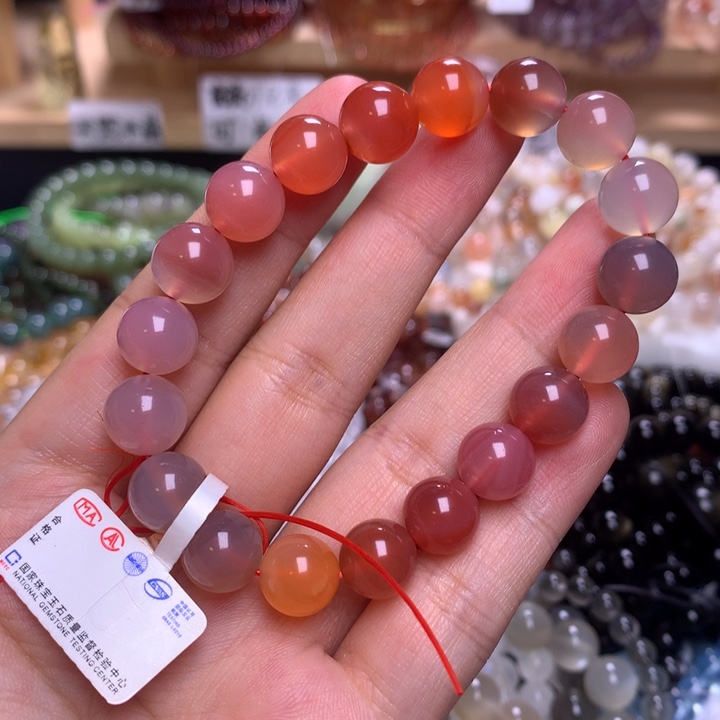 未镶嵌手串水晶10渐变盐源