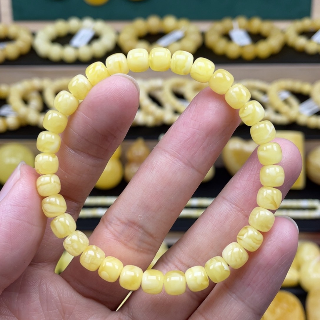 琥珀裸石未镶嵌琥珀蜜蜡