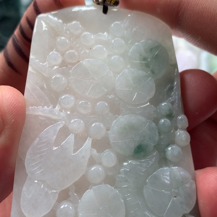 翡翠未镶嵌颈饰保真天然a货翡翠