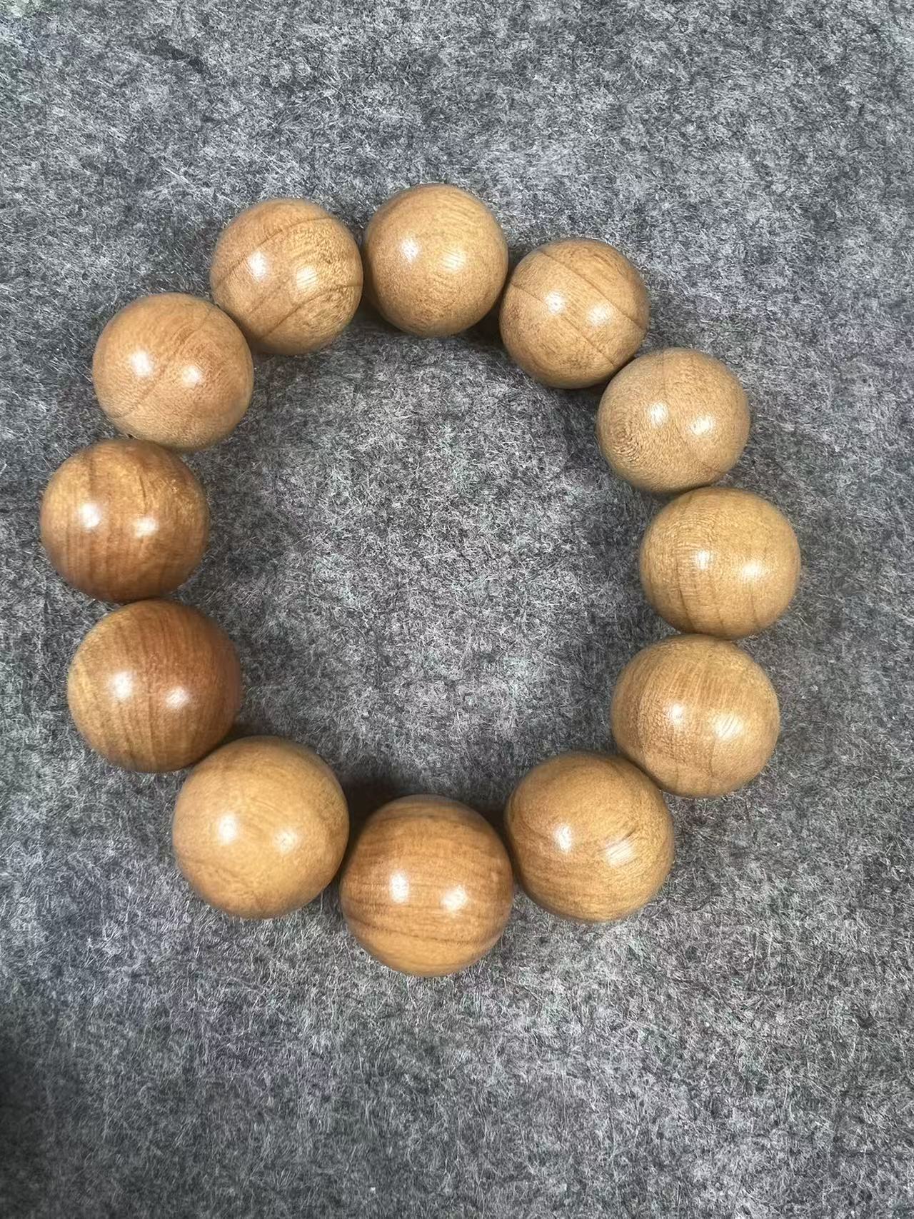 小叶桢楠手串药香怡人适合文玩收藏2.0枯木料