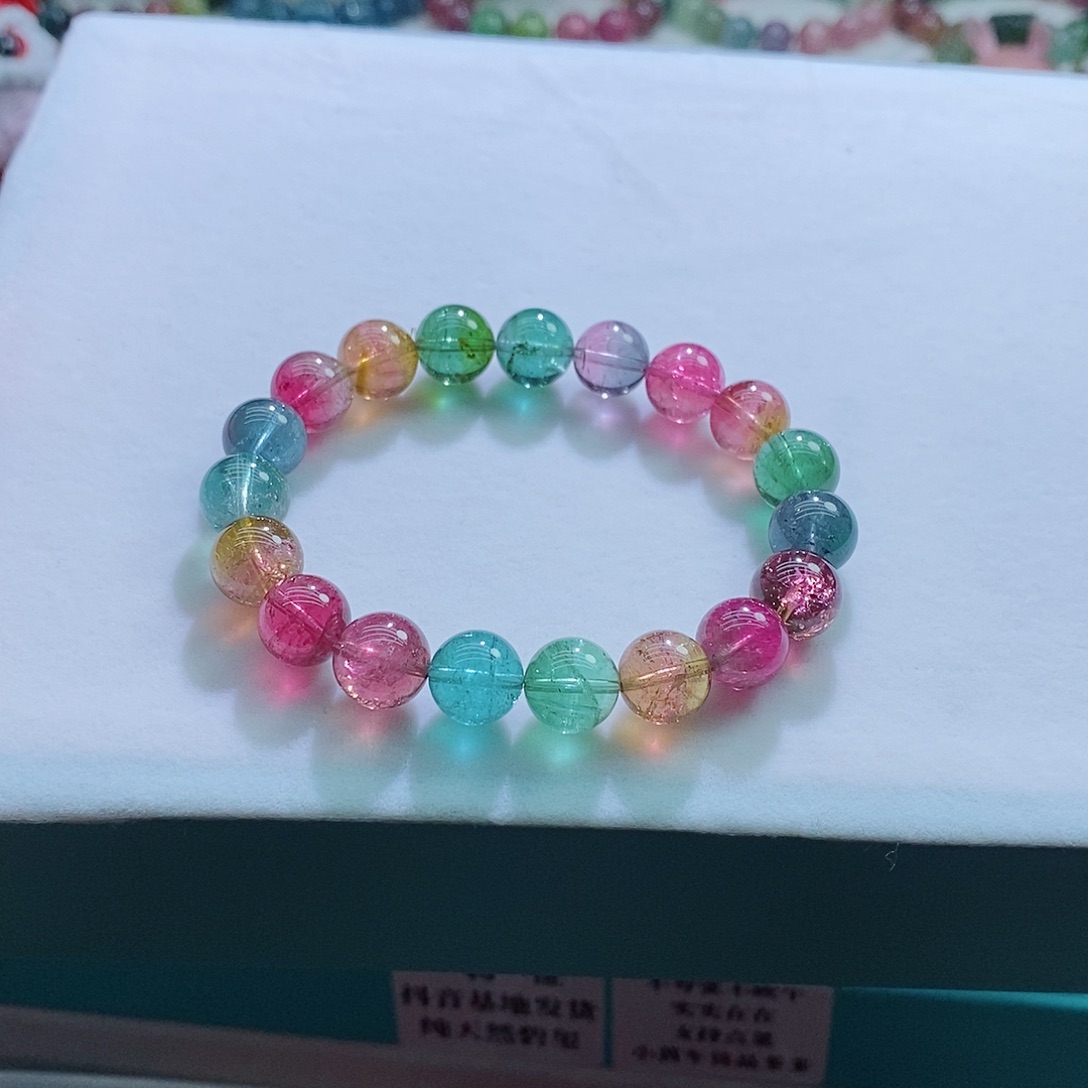 碧玺手链未镶嵌10mm左右