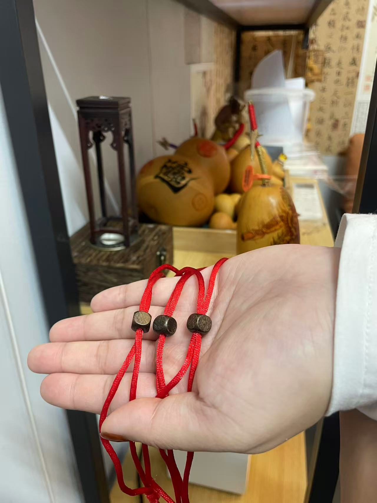 文玩葫芦 红腰绳手工编制（3条，多样性发货）