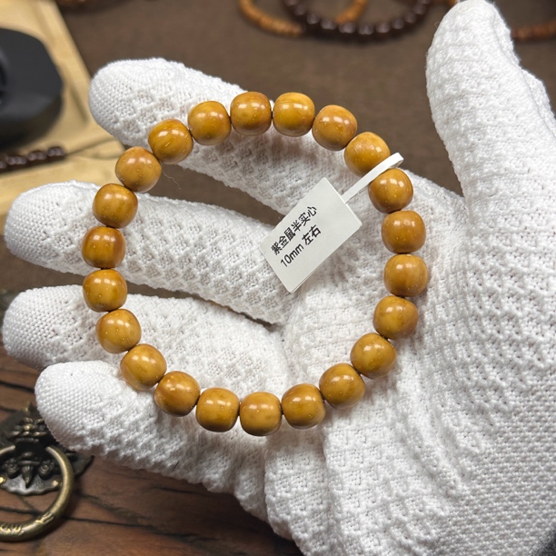 ZJS009特级黄金甲紫金鼠半实心10mm