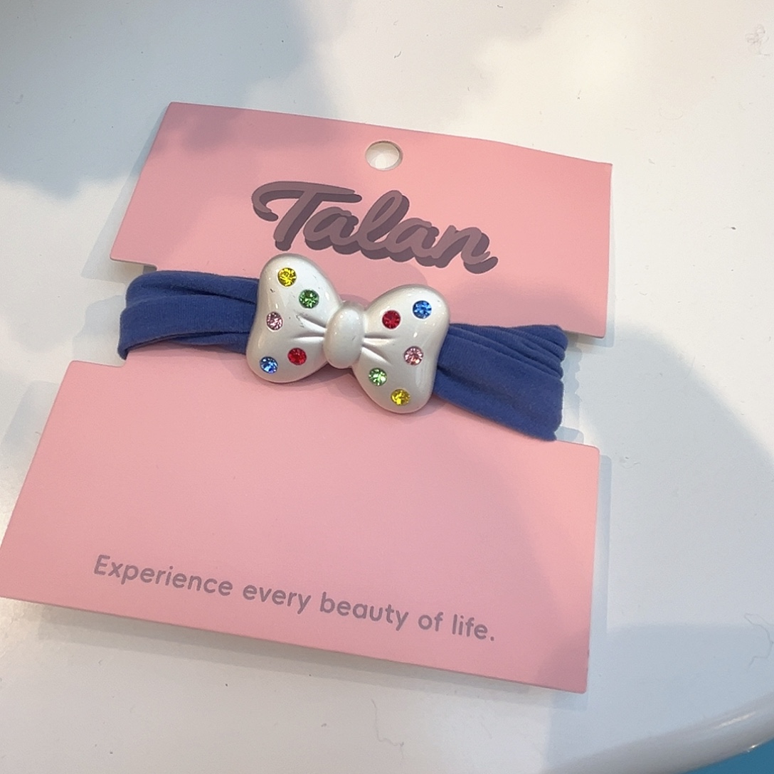 布艺非金属银色发绳