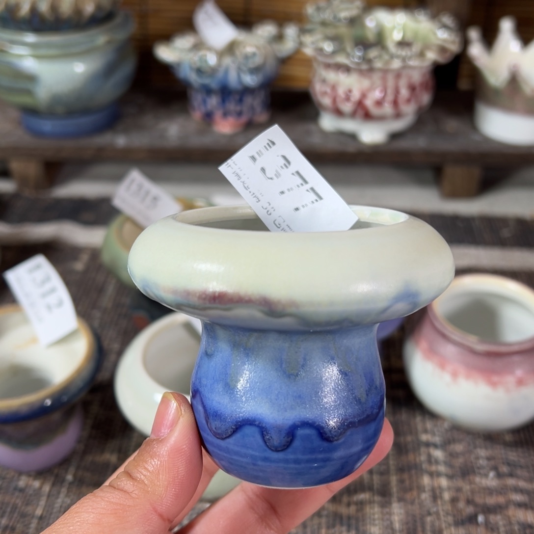 红陶景德镇手工花盆