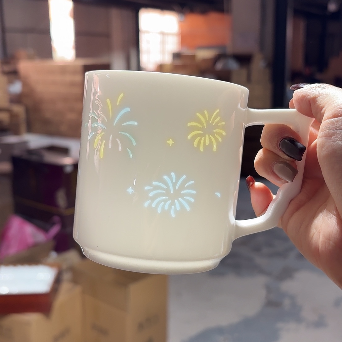 景德镇烟花杯子一个