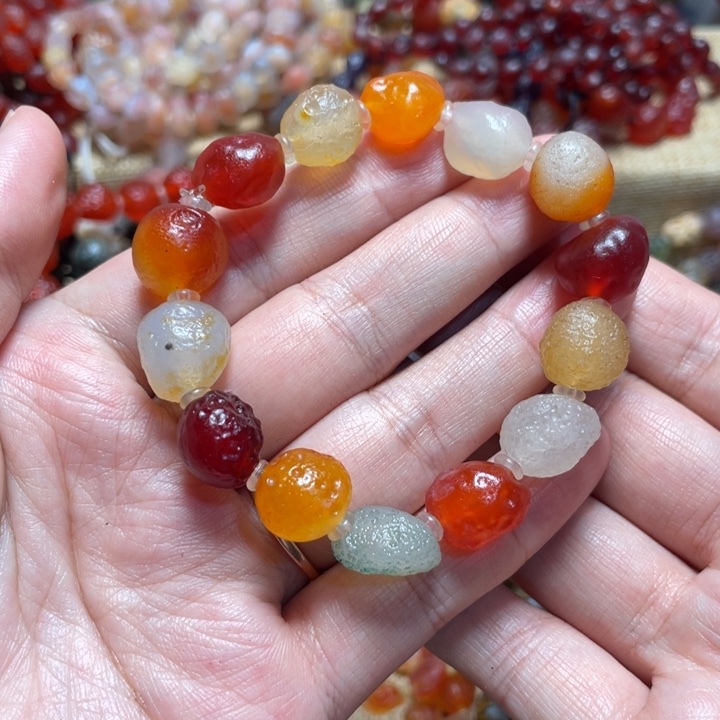 玛瑙/玉髓合金手链