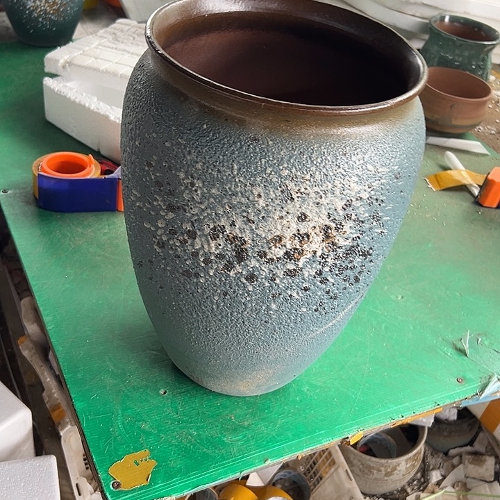 紫砂花盆高度，41口径26瑕疵