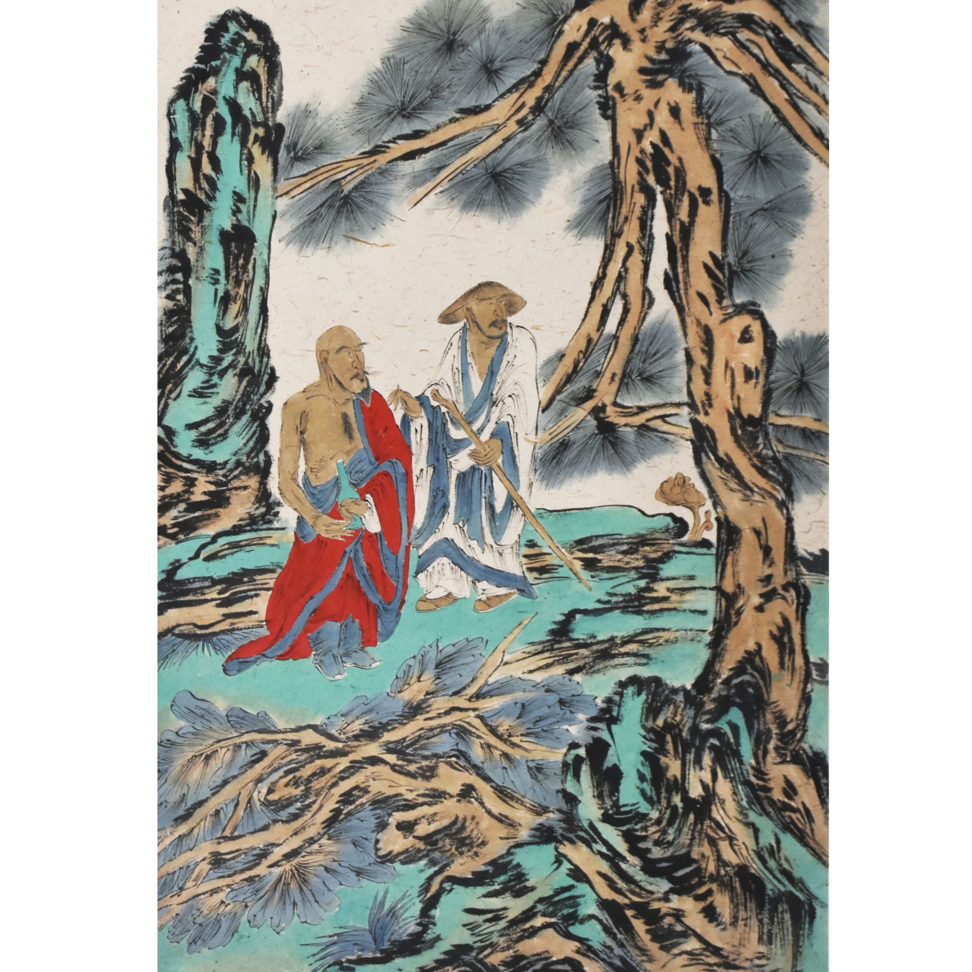 HM5165 菩提罗汉 135×68cm 纸本立轴 8.2平尺