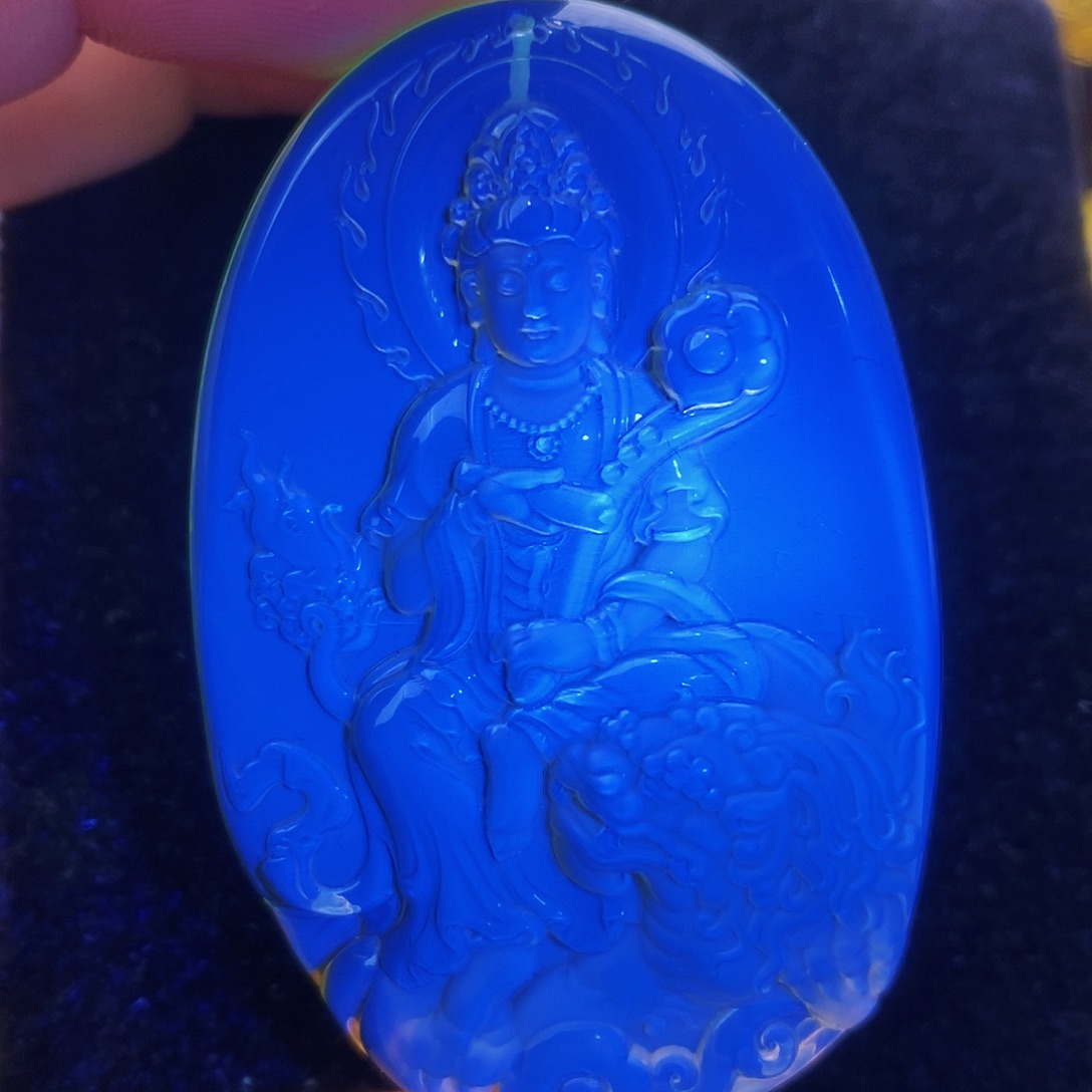 【闪购商品】蓝珀颈饰未镶嵌蓝珀雕刻件