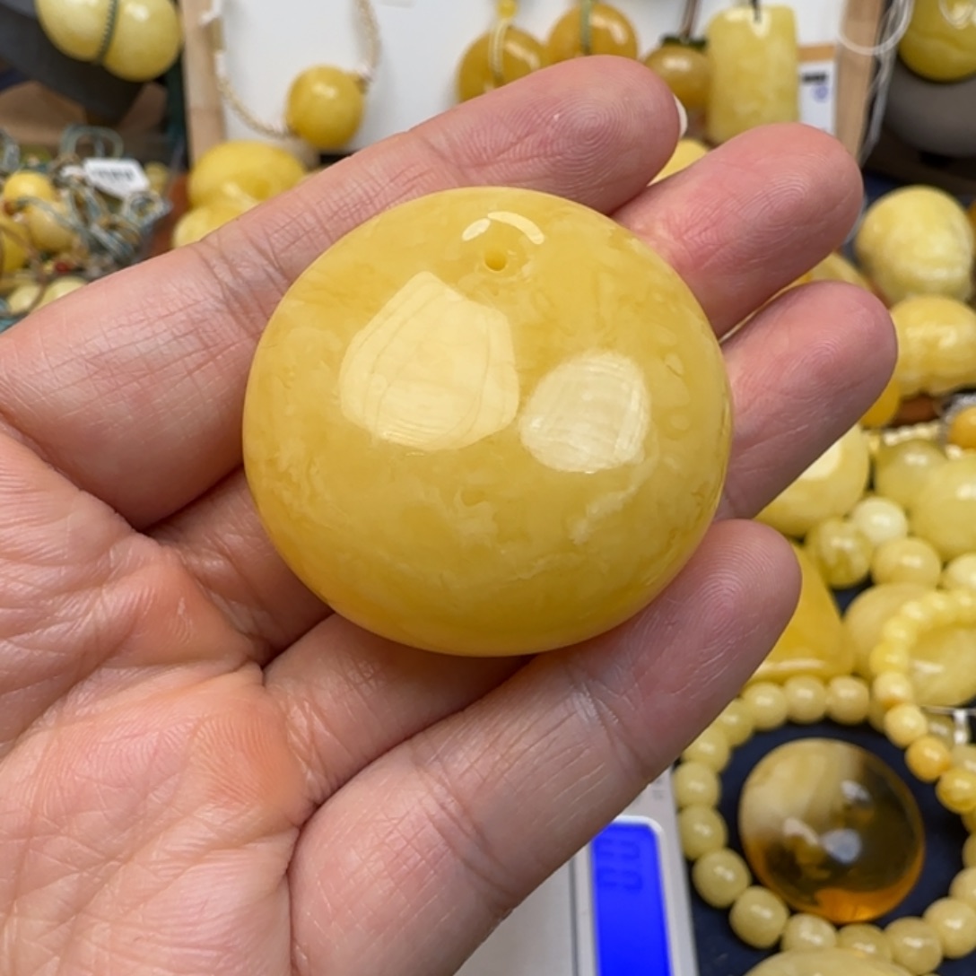 蜜蜡未镶嵌颈饰天然蜜蜡