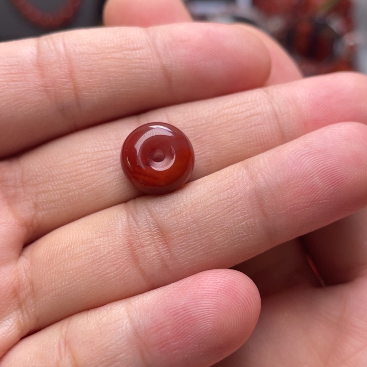 【闪购商品】未镶嵌小平安12mm南红玛瑙