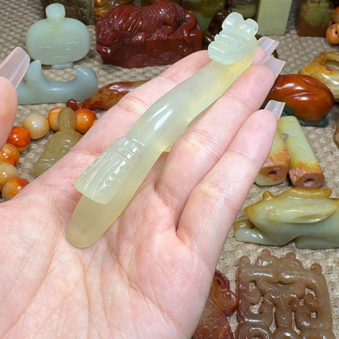 白玉菩提吊坠挂件