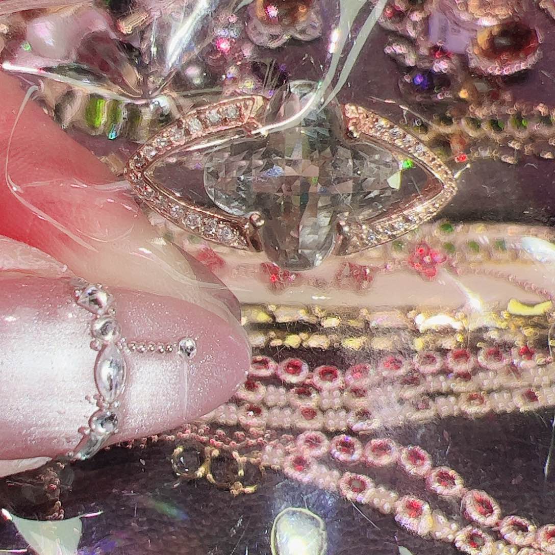 绿水晶吊坠银S925镶嵌