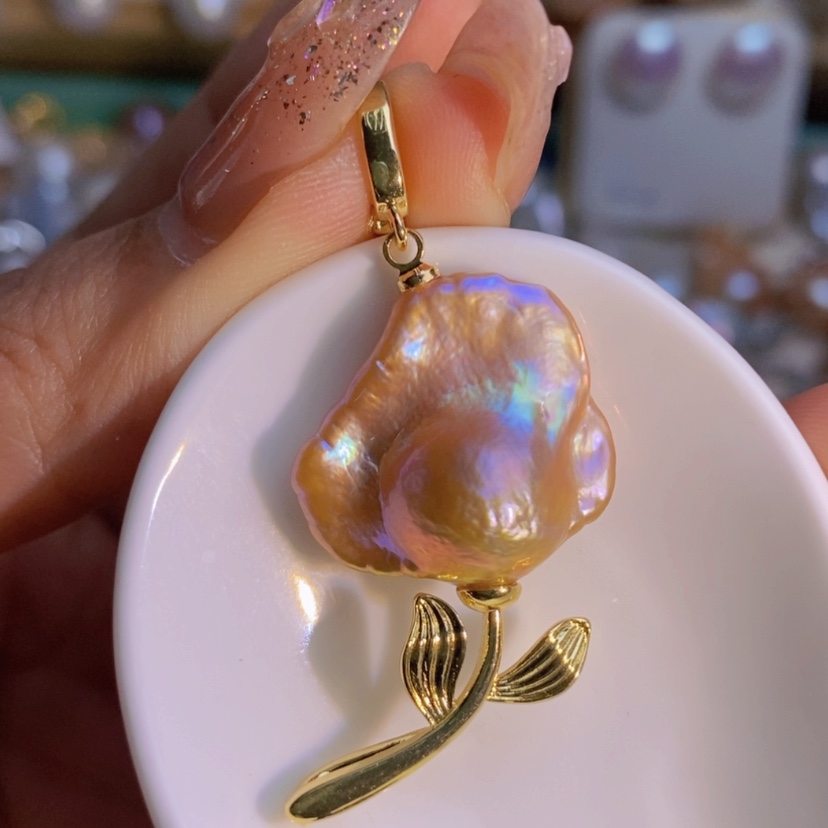 【闪购商品】淡水珍珠天然淡水珍珠合金