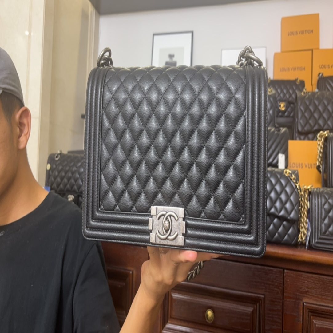 95新 Chanel/香奈儿 4022/奶茶色小号流浪/单肩包/专属