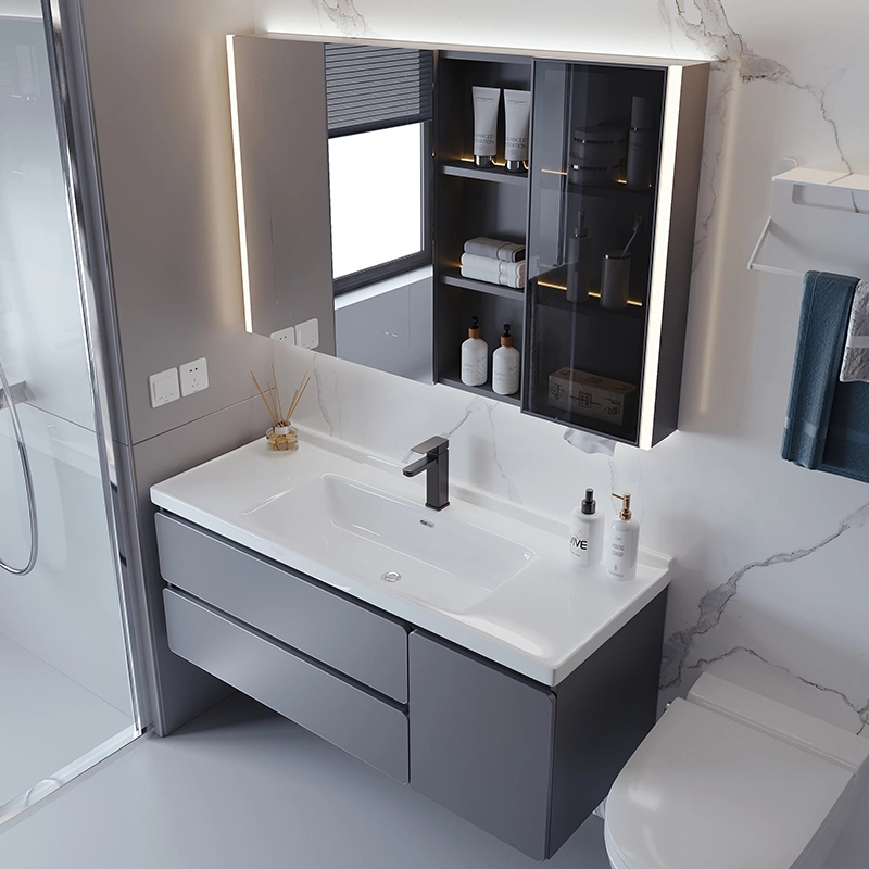 铝合金封边陶瓷一体盆浴室柜组合卫生间洗脸洗手盆柜洗漱居家好物
