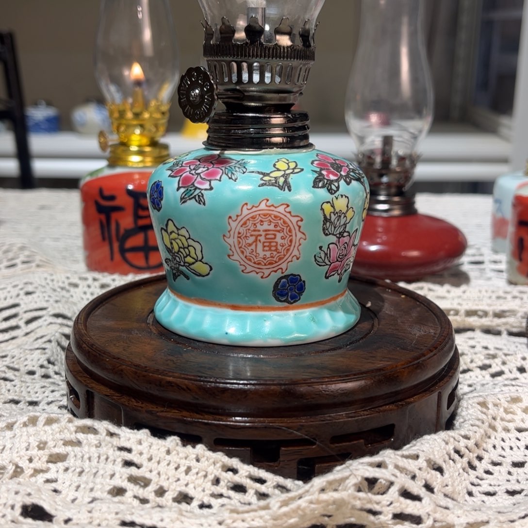 摆件景德镇陶瓷香薰灯