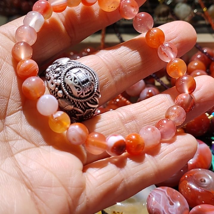 玛瑙/玉髓手链未镶嵌