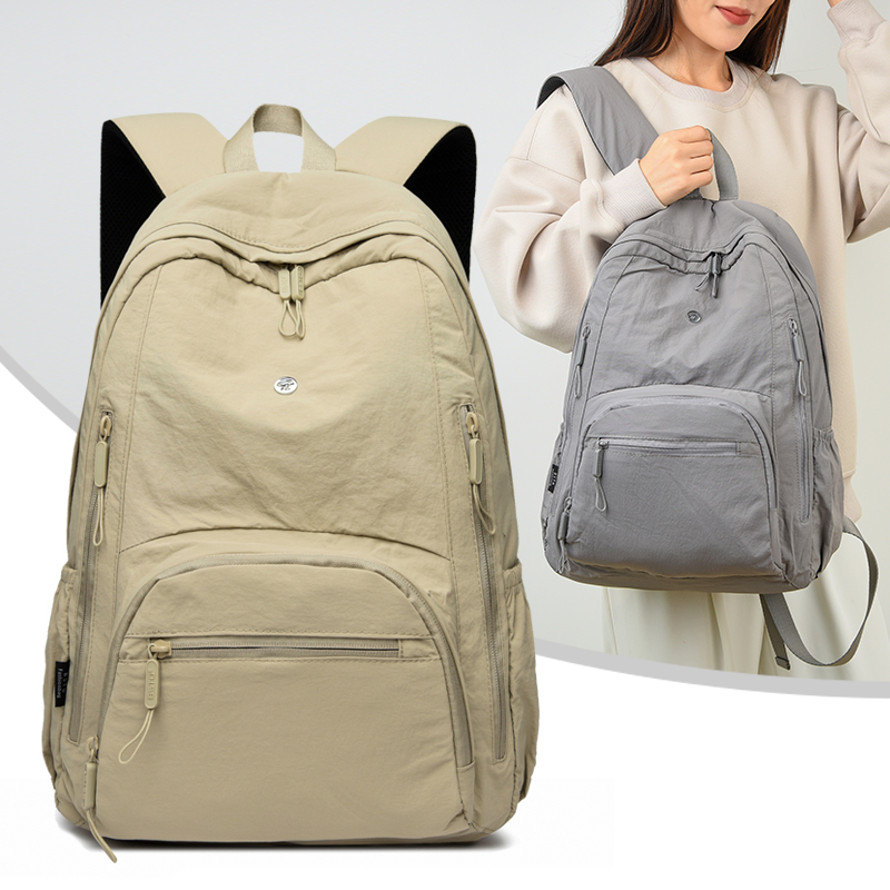 潮流大容量降落伞防水轻便百搭男女双肩背包高中大学生时尚便捷