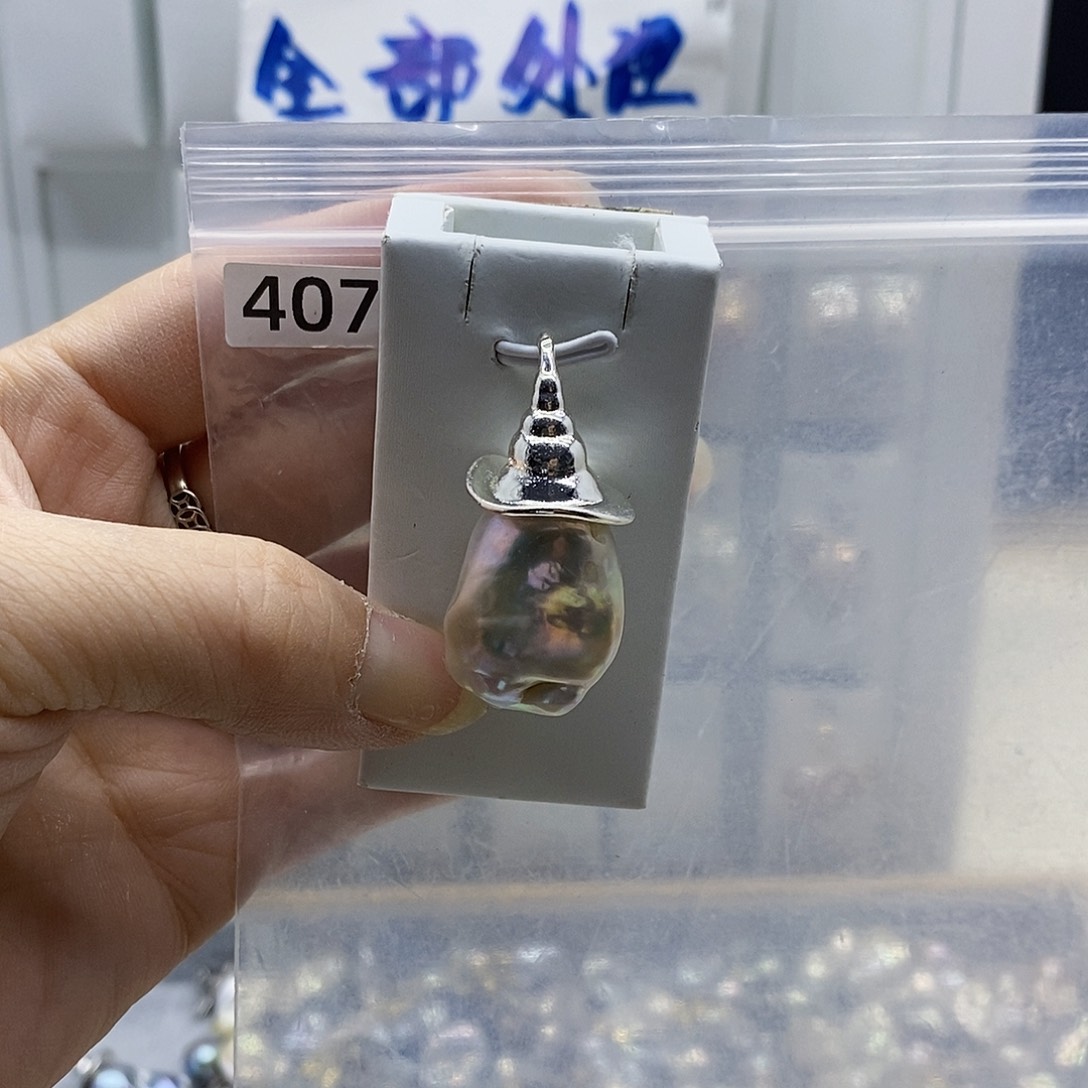 颈饰合金淡水珍珠