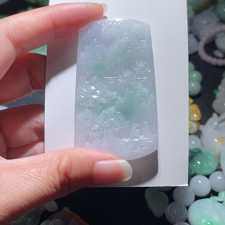 颈饰未镶嵌翡翠天