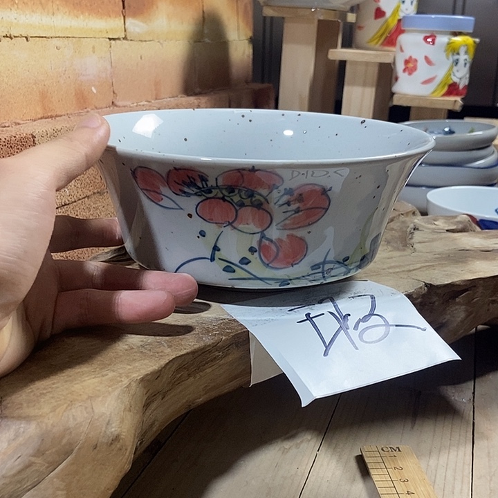 暇疵景德镇手绘高温釉下彩