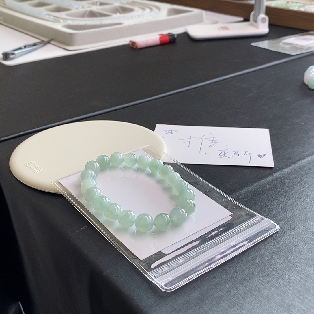 翡翠未镶嵌手链卡10