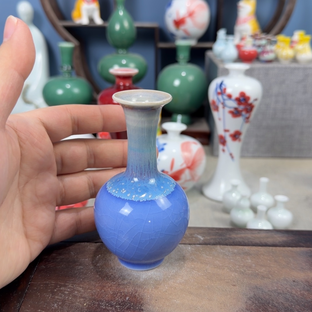 陶瓷手工小花器摆件