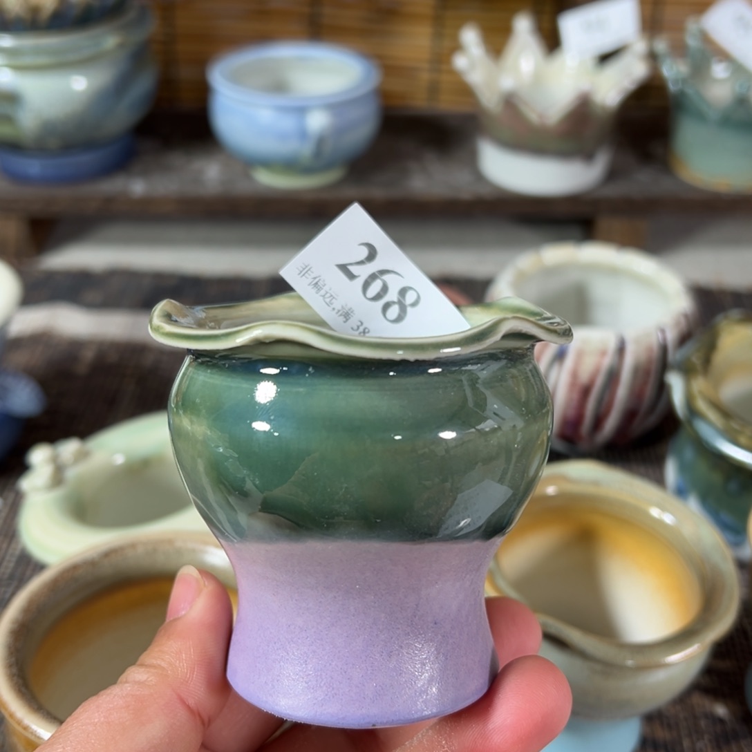 红陶景德镇手工花盆