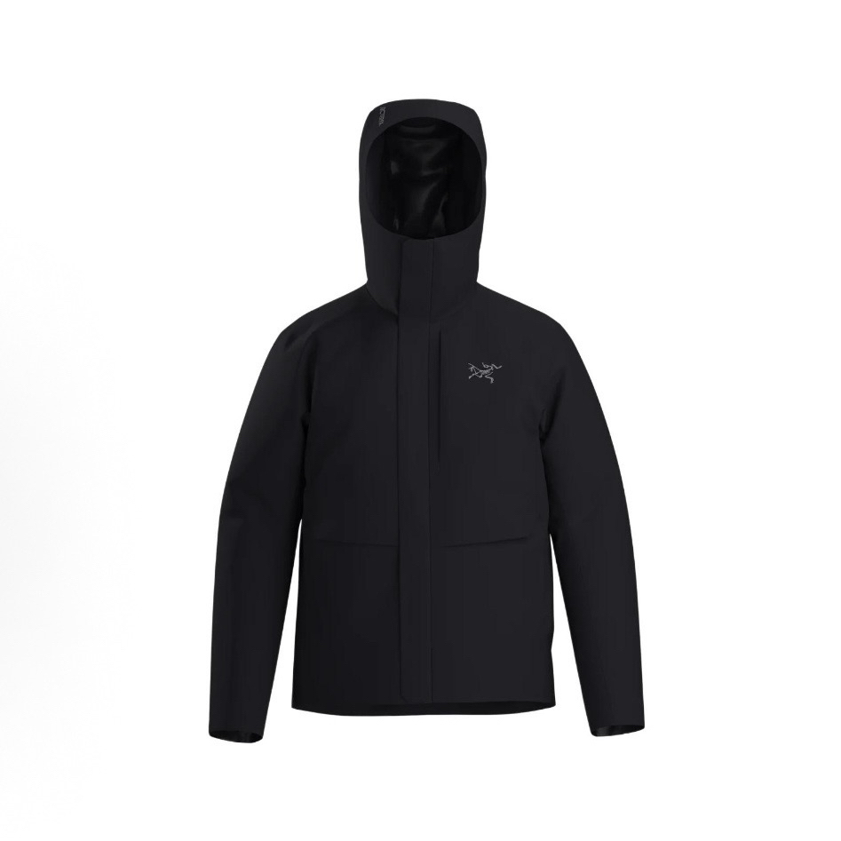 【黑标商务款】Arcteryx始祖鸟THERME 刺绣标gtx连帽纯色长袖羽绒服