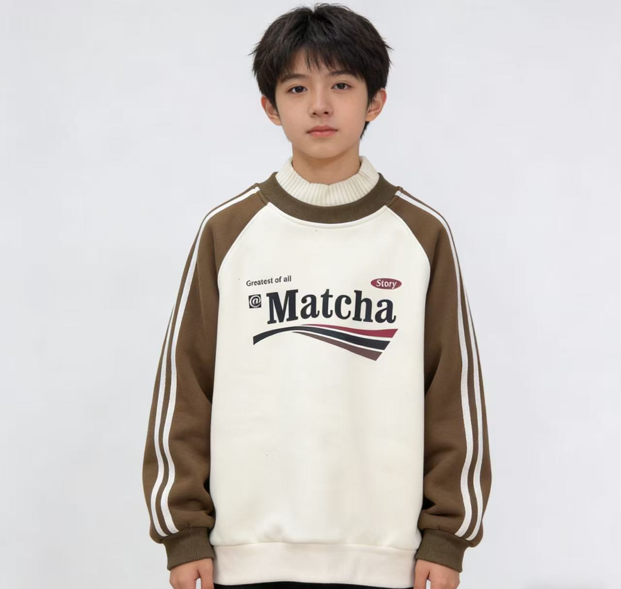 《三层加厚》WY-302  咖色 实体加厚 保暖 加绒 宽松 高品质 卫衣