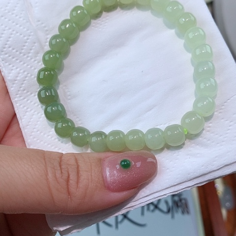 未镶嵌手链和田玉（糖玉）手串