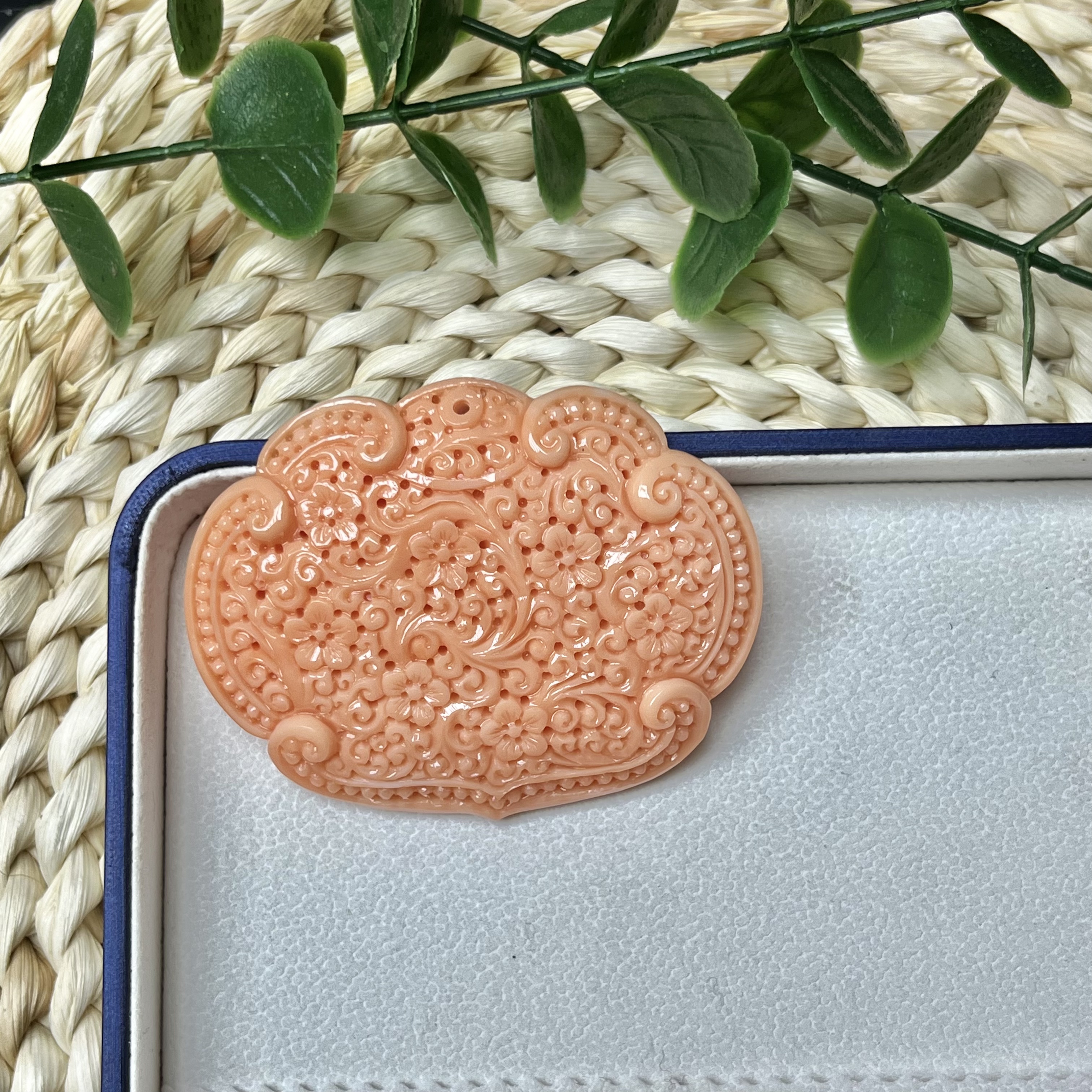 023台湾三文鱼色如意牌吊坠多样性发其一