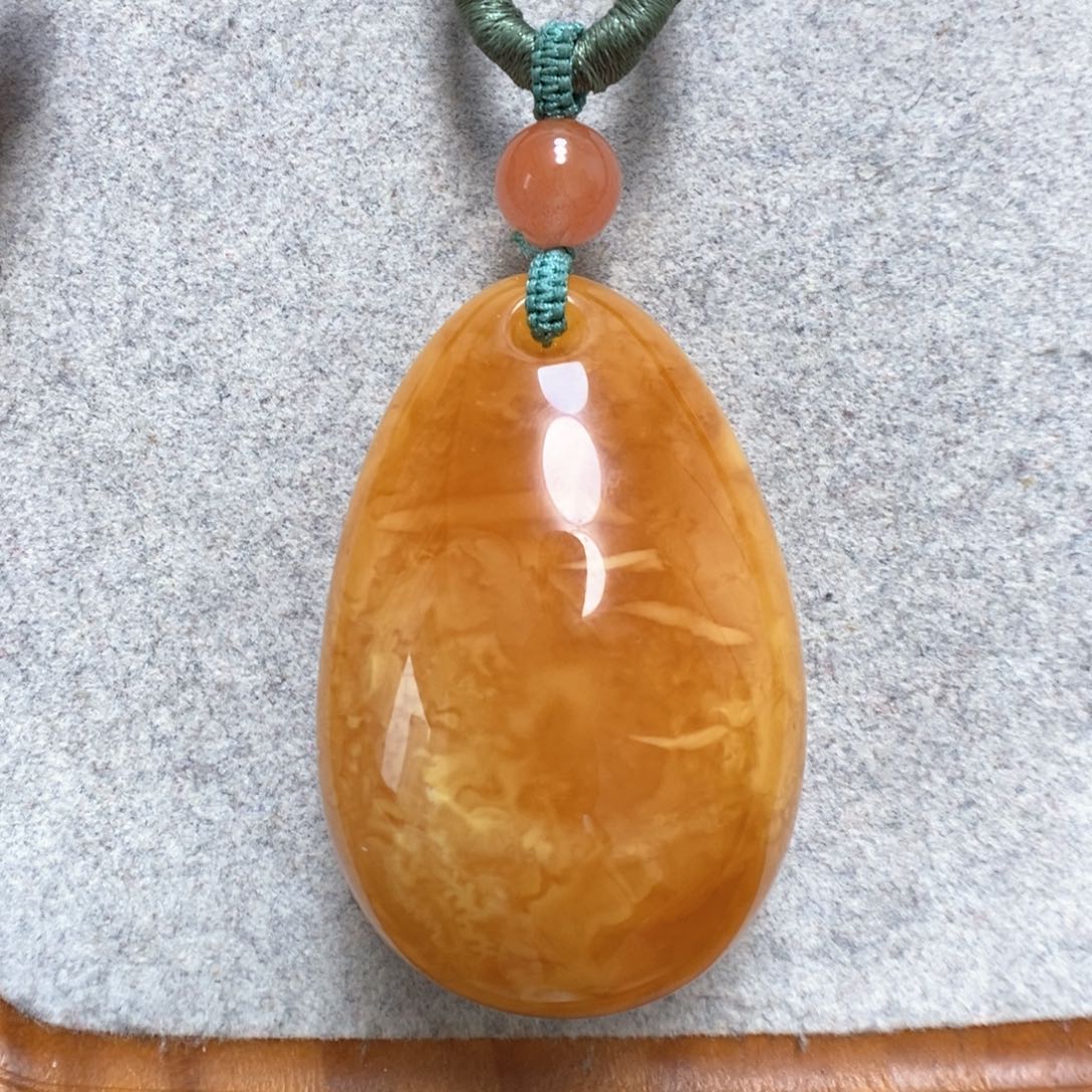 蜜蜡项链未镶嵌蜜蜡吊坠