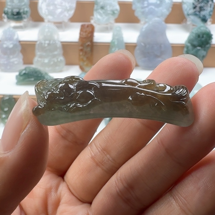 项链未镶嵌翡翠翡翠