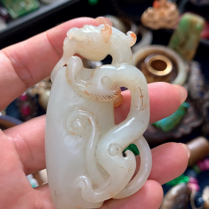 未镶嵌和田玉（糖玉）挂件