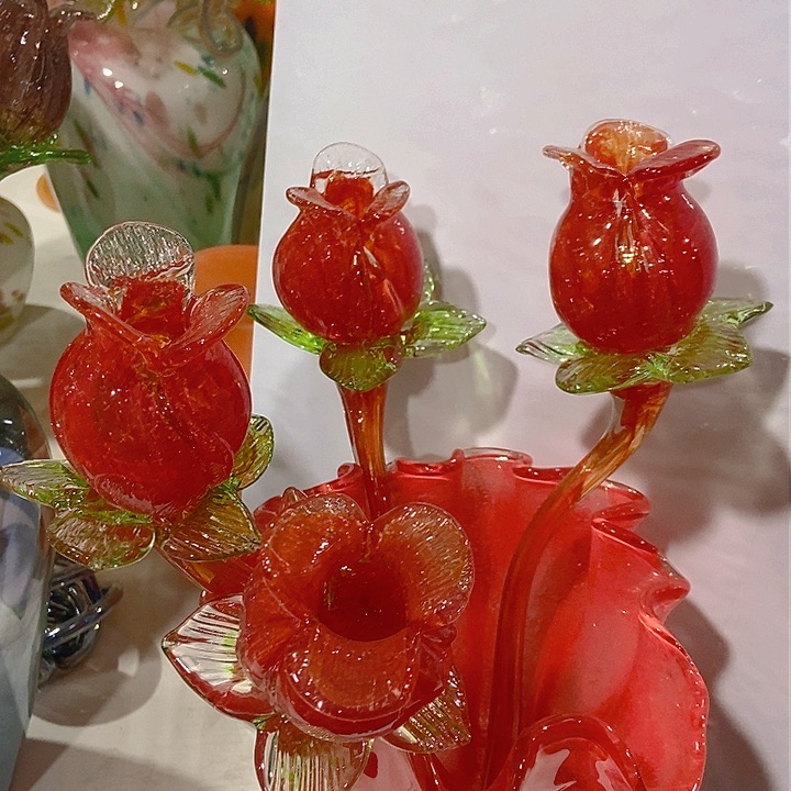 无铅玻璃琉璃花高45口8