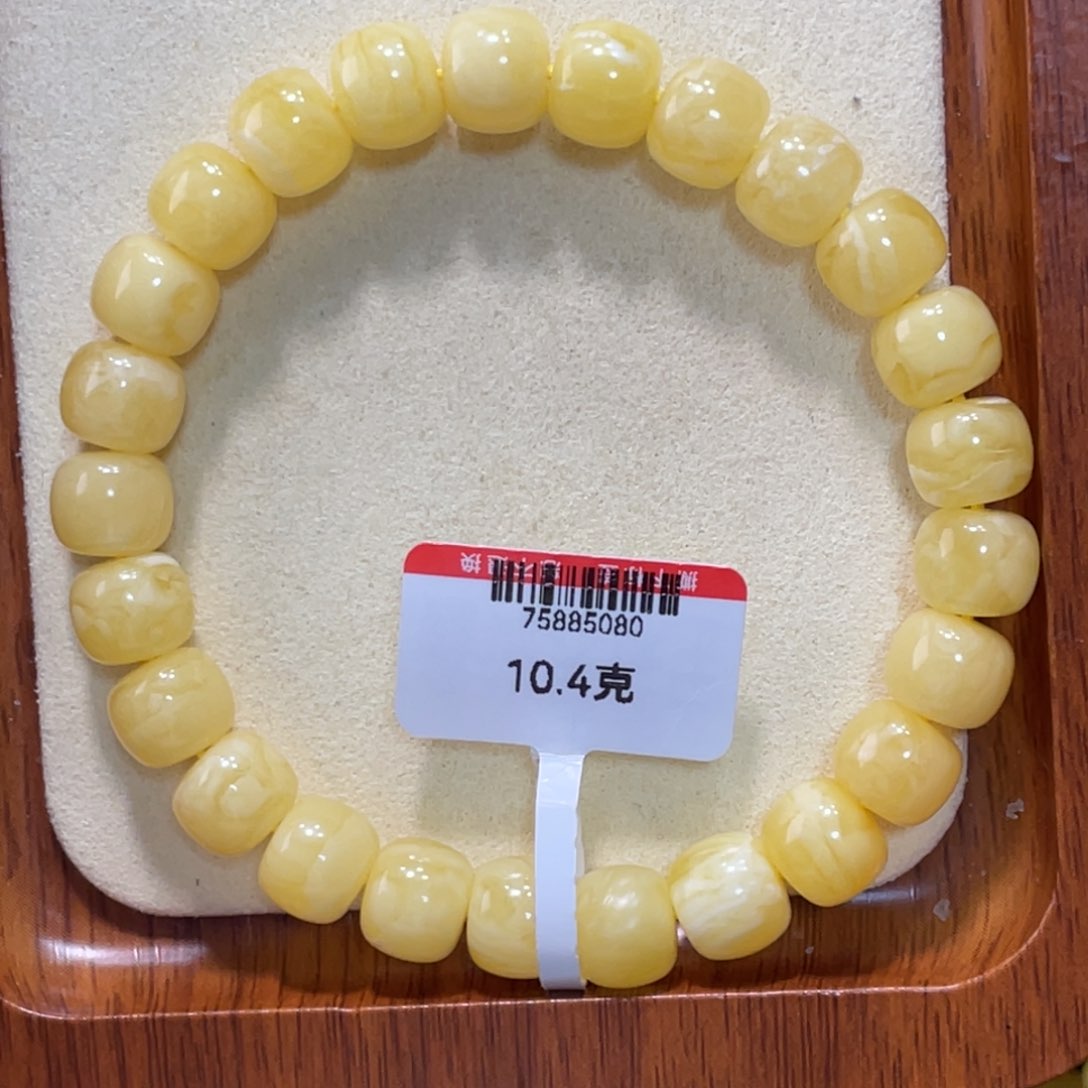 蜜蜡手链未镶嵌蜜蜡