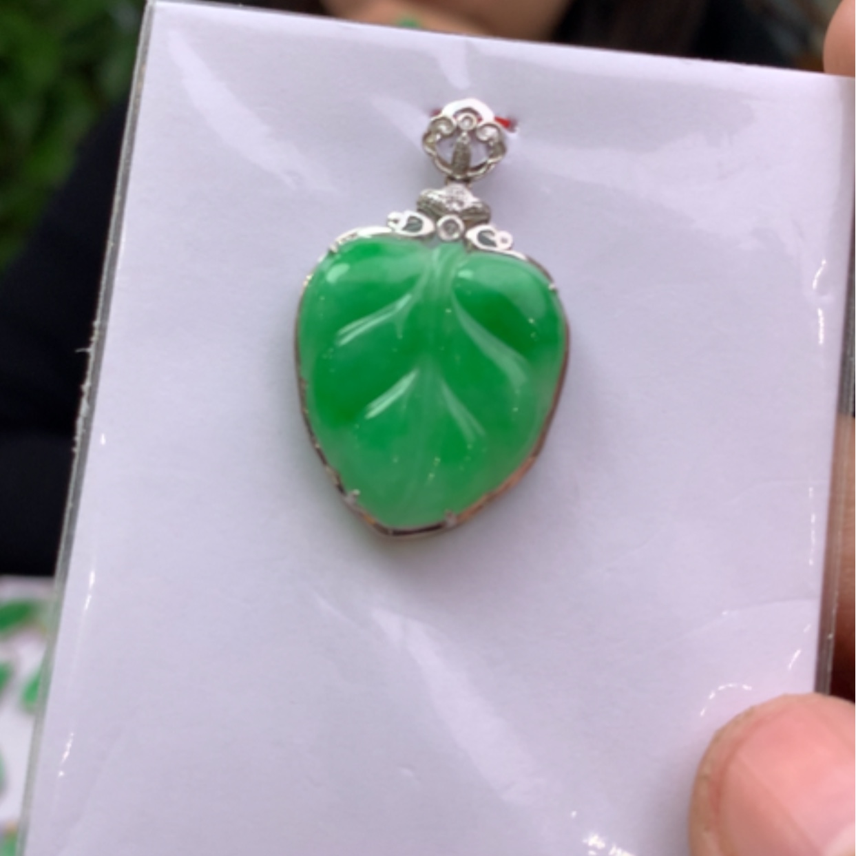 【闪购商品】翡翠18K金镶嵌颈饰翡翠
